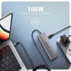 AXAGON HMC-5H Wieloportowy hub USB 5in1, 5Gbps, 3x USB-A, HDMI 4K/30Hz, PD 100W, 100cm USB-C kabel
